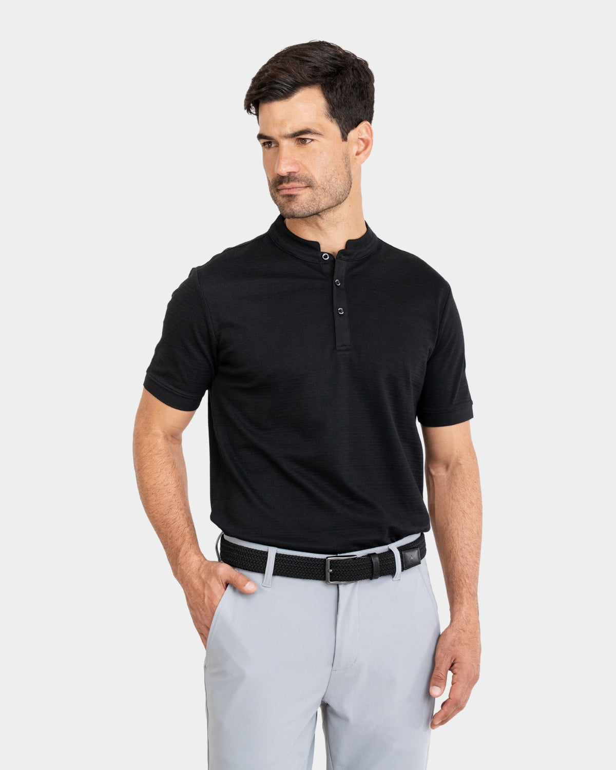 MAJA Club Mao Collar Tee